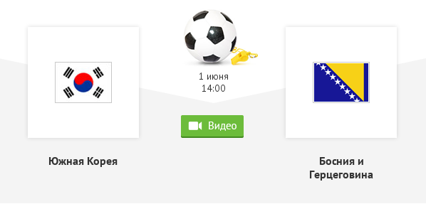 Южная Корея – Боливия прогноз на матч 07.06.2018